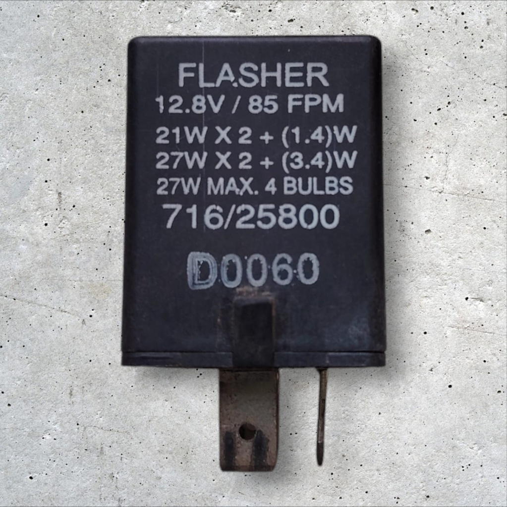 Flasher 12.8v /85 FPM