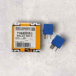 [716/E0156] RELÉ 35/20A 12V, MICRO (TIPO RESISTENCIA)