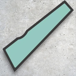 [334/Y0829] 3XCD VIDRIO TRASERO IZQUIERDO